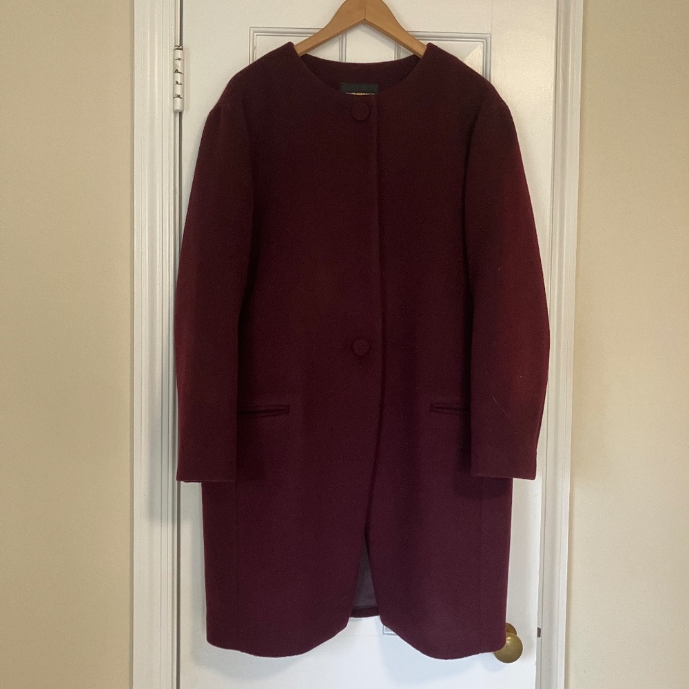 Club Monaco Plum Winter Coat